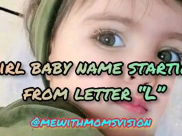 Girl baby name starting from letter L