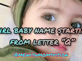 Girl baby name starting from letter Q