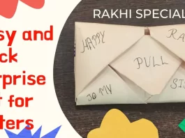 Easy gift Idea | How can make a special gift for Sister on Rakhi | रक्षा बंधन गिफ़्ट