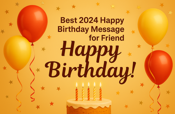 Best 2024 Happy Birthday message for Friend